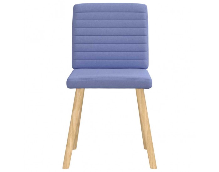 Sonata H Трапезни столове, 6 бр, дънково сини, текстил