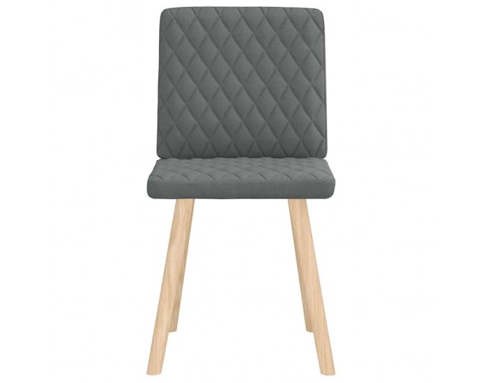 Sonata H Трапезни столове, 2 бр, тъмносиви, текстил