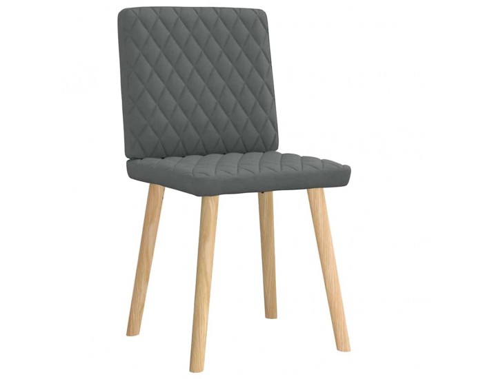 Sonata H Трапезни столове, 2 бр, тъмносиви, текстил