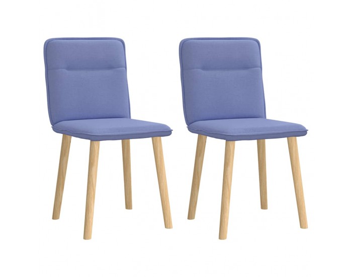 Sonata H Трапезни столове, 2 бр, дънково сини, текстил