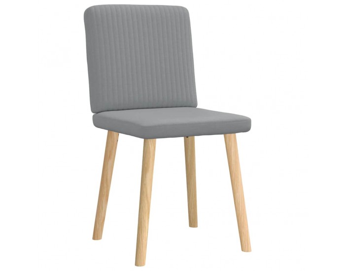 Sonata H Трапезни столове, 2 бр, светлосиви, текстил