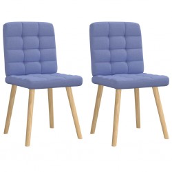 Sonata H Трапезни столове, 2 бр, дънково сини, текстил - Трапезни столове