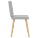 Sonata H Трапезни столове 2 бр Cloud сив плат