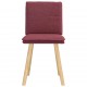 Sonata H Трапезни столове, 2 бр, виненочервени, текстил