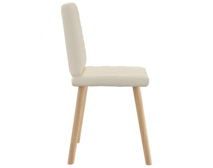 Sonata H Трапезни столове, 6 бр, тапицерия от лен