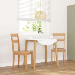 Sonata H трапезни столове 2 бр. естествена масивна дървесина гума - Трапезни столове