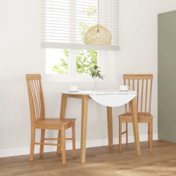 Sonata H трапезни столове 2 бр. масивна дървесина гума - Столове