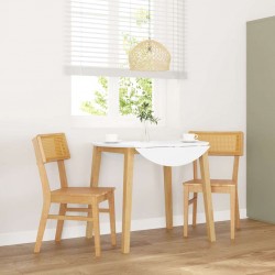 Sonata H трапезни столове 2 бр. масивна дървесина гума - Трапезни столове