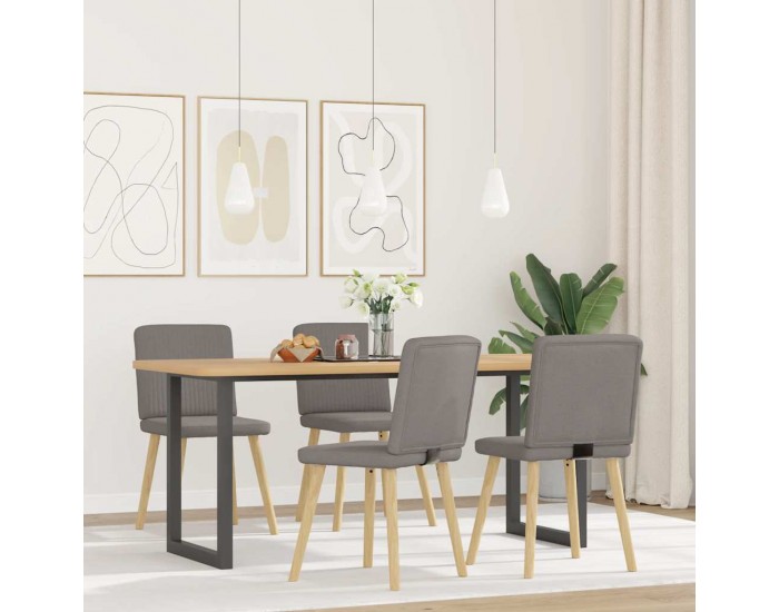 Sonata H Трапезни столове, 4 бр, таупе, текстил