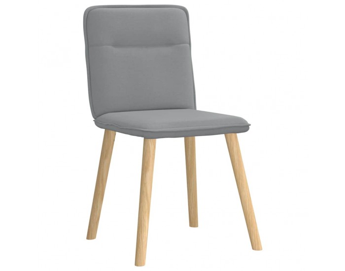 Sonata H Трапезни столове, 4 бр, светлосиви, текстил