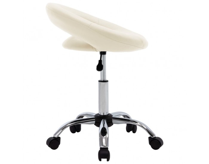 Sonata H Въртящ се трапезен стол, кремав, изкуствена кожа