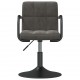 Sonata H Въртящи се трапезни столове, 2 бр, тъмносиви, кадифе