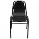 Sonata H Трапезни столове, 2 бр, черни, естествена кожа