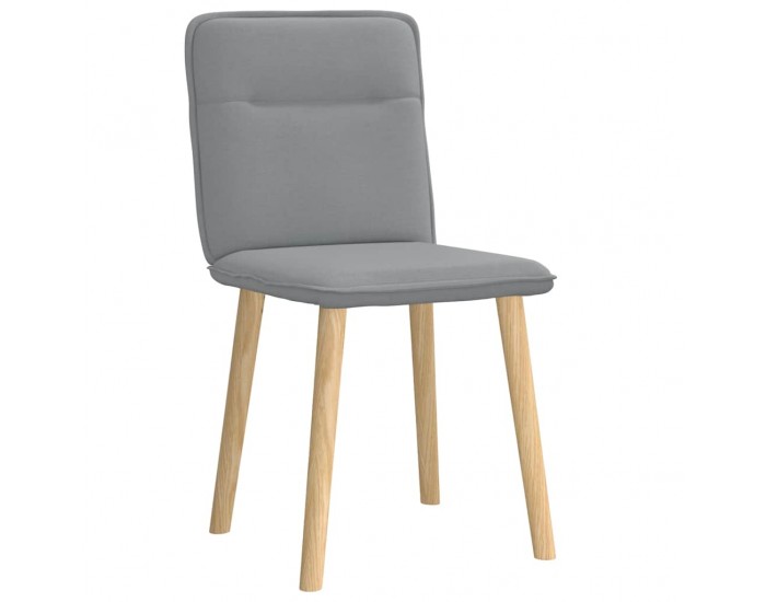 Sonata H Трапезни столове, 2 бр, светлосиви, текстил