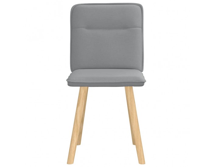 Sonata H Трапезни столове, 2 бр, светлосиви, текстил