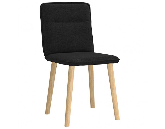 Sonata H Трапезни столове, 2 бр, черни, текстил