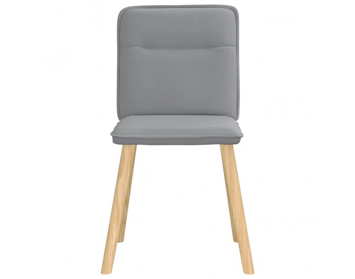 Sonata H Трапезни столове, 6 бр, светлосиви, плат