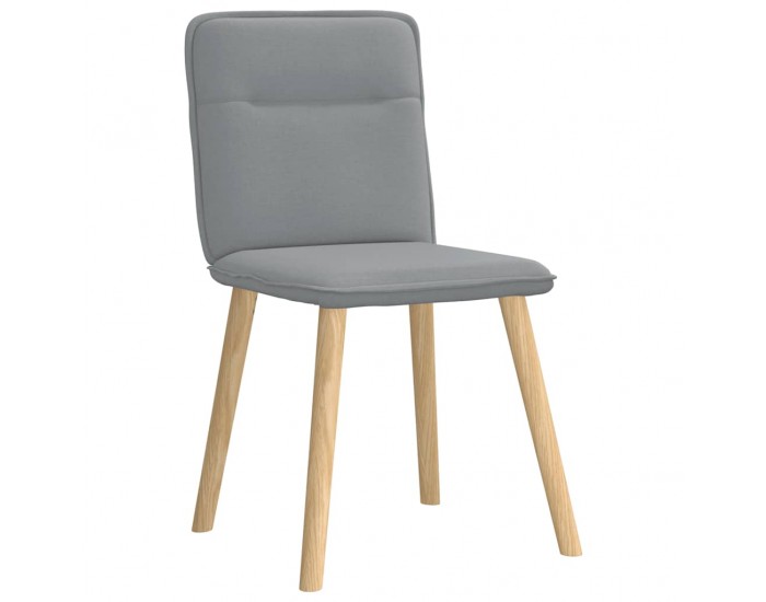 Sonata H Трапезни столове, 6 бр, светлосиви, плат