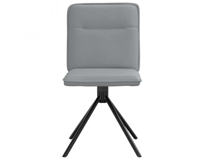 Sonata H Трапезни столове, 4 бр, светлосиви, текстил