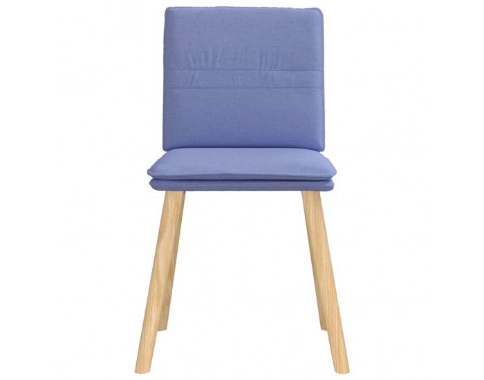 Sonata H Трапезни столове, 6 бр, дънково сини, текстил