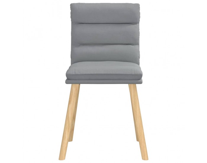 Sonata H Трапезни столове, 6 бр, светлосиви, плат