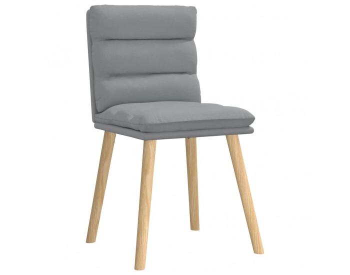 Sonata H Трапезни столове, 6 бр, светлосиви, плат