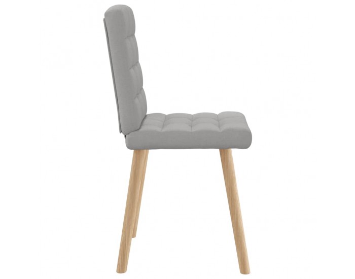 Sonata H Трапезни столове, 4 бр, облачно сиви, текстил