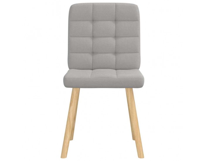 Sonata H Трапезни столове, 4 бр, облачно сиви, текстил