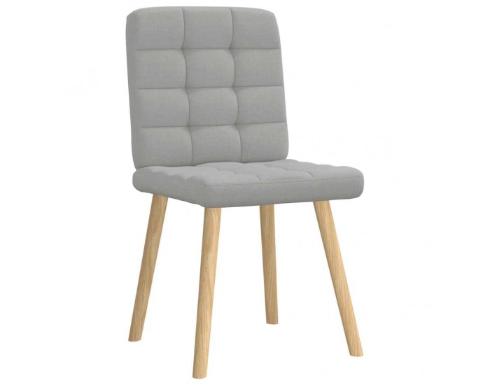 Sonata H Трапезни столове, 4 бр, облачно сиви, текстил