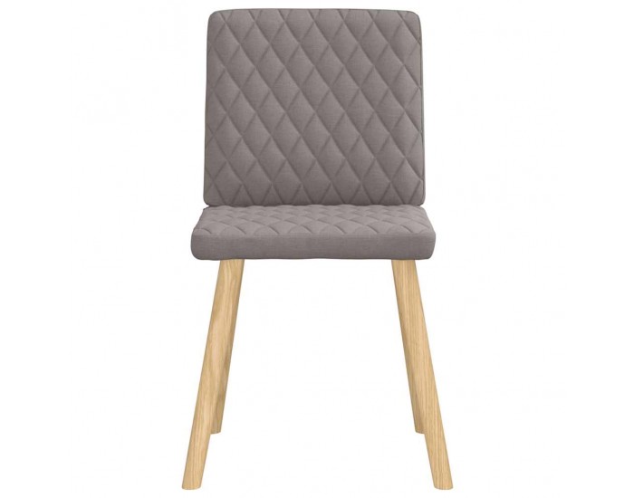 Sonata H Трапезни столове, 6 бр, таупе, плат