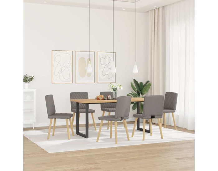 Sonata H Трапезни столове, 6 бр, таупе, плат