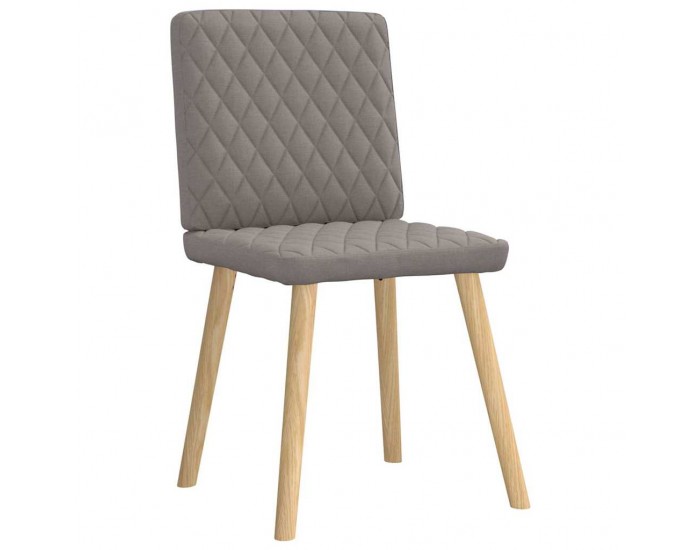 Sonata H Трапезни столове, 6 бр, таупе, плат