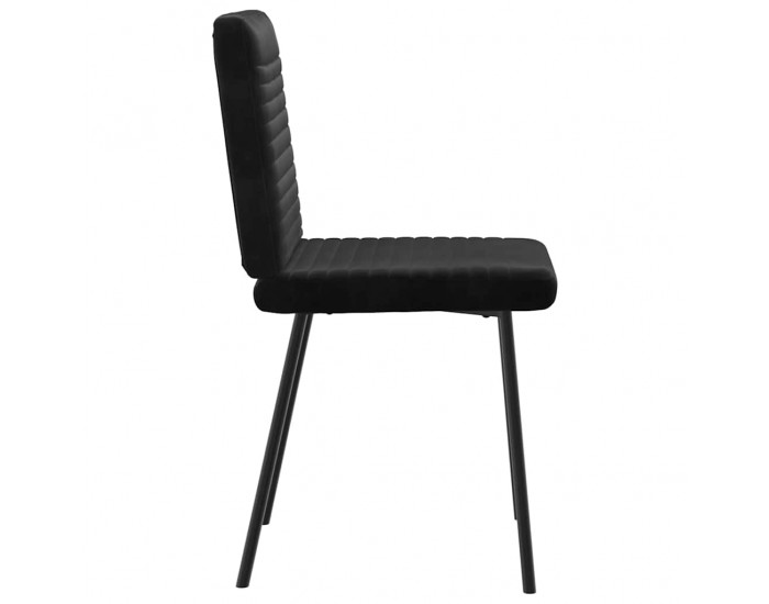 Sonata H Трапезни столове, 2 бр, черни, кадифе