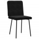 Sonata H Трапезни столове, 2 бр, черни, кадифе