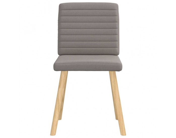 Sonata H Трапезни столове, 6 бр, таупе, плат