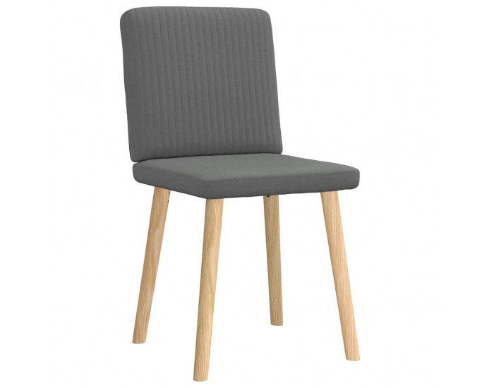 Sonata H Трапезни столове, 2 бр, тъмносиви, текстил