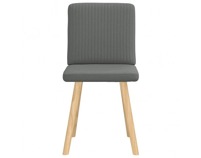 Sonata H Трапезни столове, 2 бр, тъмносиви, текстил