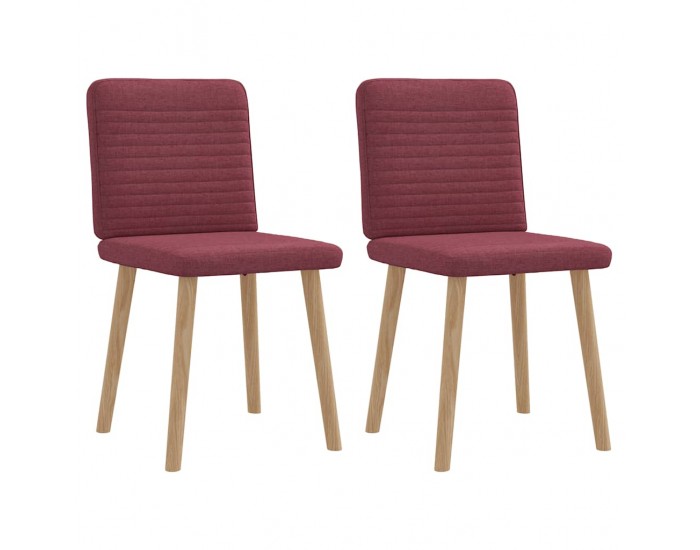 Sonata H Трапезни столове, 2 бр, виненочервени, текстил