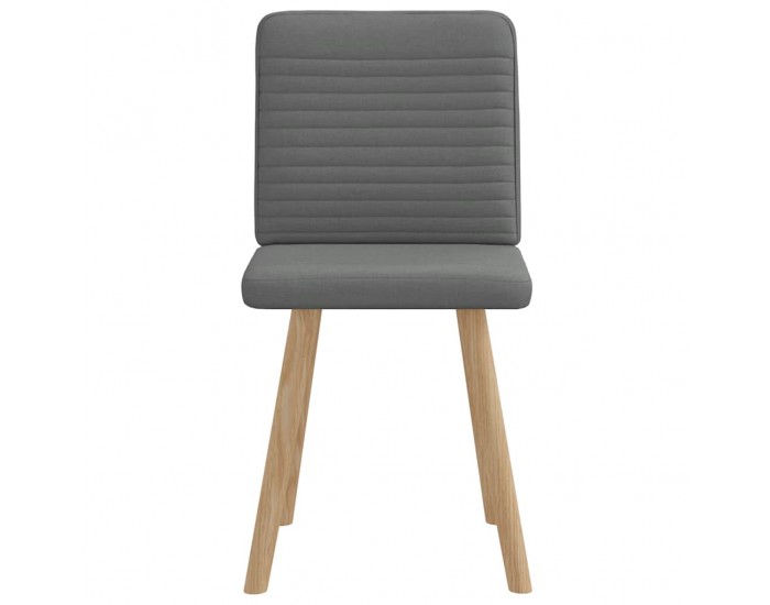 Sonata H Трапезни столове, 2 бр, тъмносиви, текстил