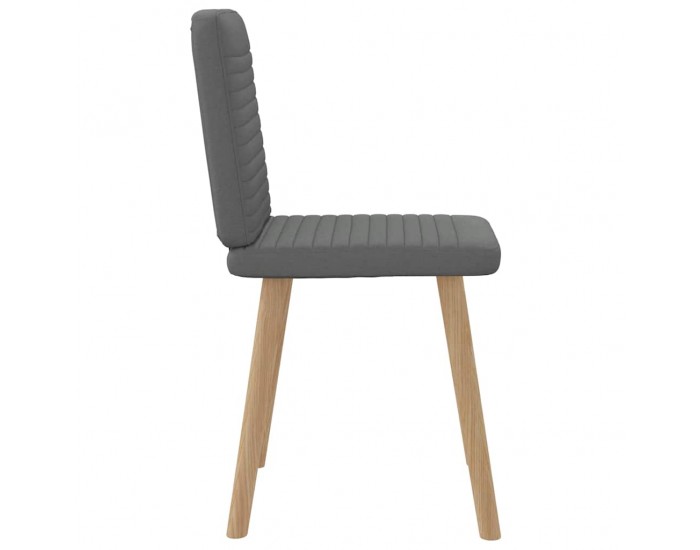 Sonata H Трапезни столове, 2 бр, тъмносиви, текстил