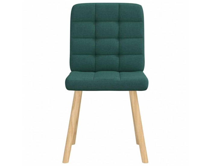 Sonata H Трапезни столове, 2 бр, тъмнозелени, текстил