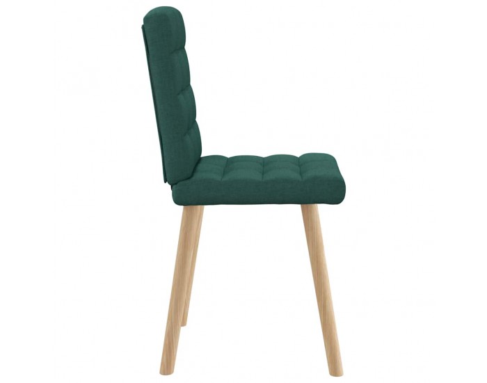 Sonata H Трапезни столове, 2 бр, тъмнозелени, текстил