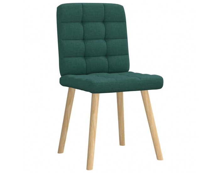 Sonata H Трапезни столове, 2 бр, тъмнозелени, текстил