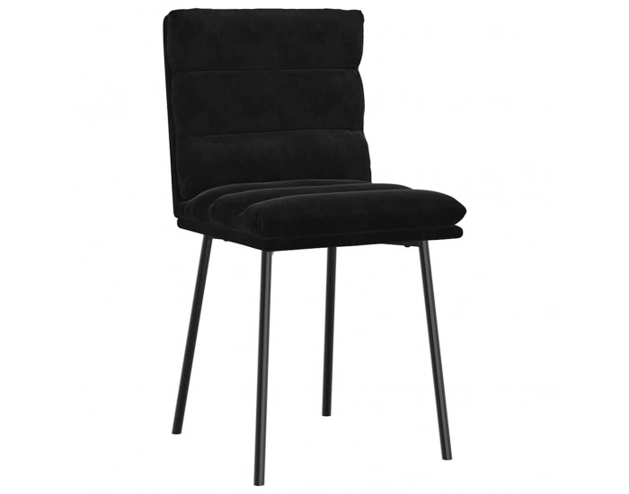 Sonata H Трапезни столове, 2 бр, черни, кадифе