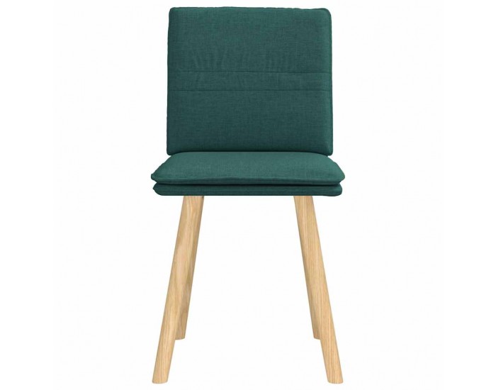 Sonata H Трапезни столове, 2 бр, тъмнозелени, текстил