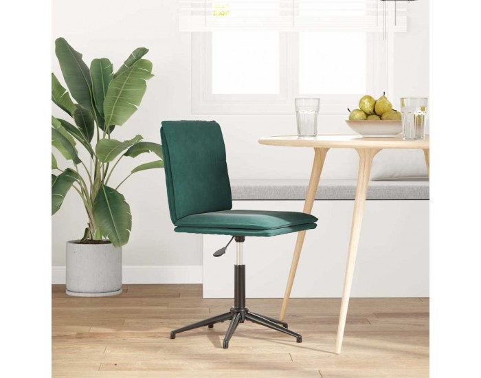 Sonata H Трапезен стол, тъмнозелен, кадифе