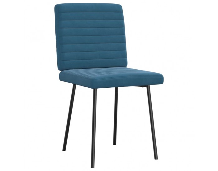Sonata H Трапезни столове, 2 бр, сини, кадифе