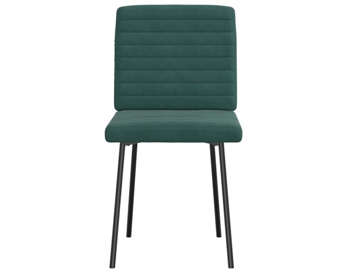 Sonata H Трапезни столове, 2 бр, тъмнозелени, кадифе