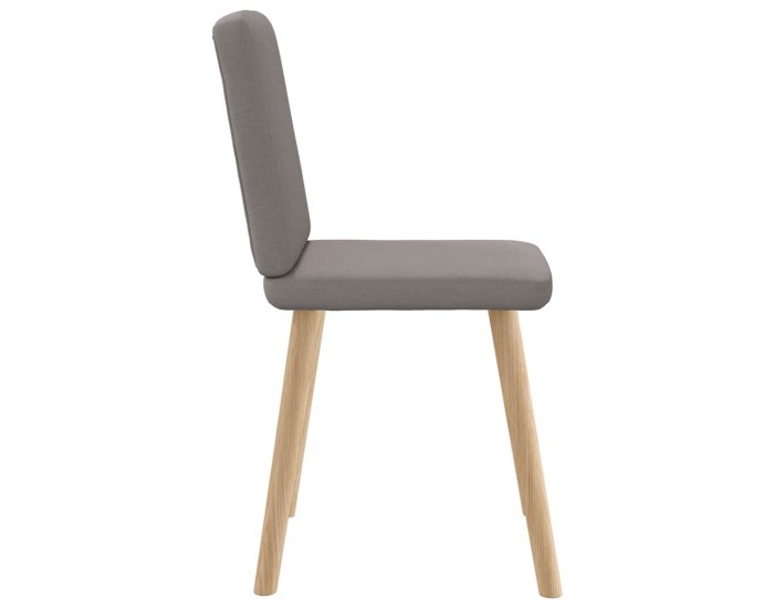 Sonata H Трапезни столове, 6 бр, таупе, плат