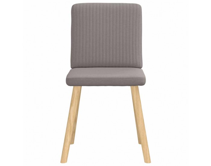 Sonata H Трапезни столове, 6 бр, таупе, плат